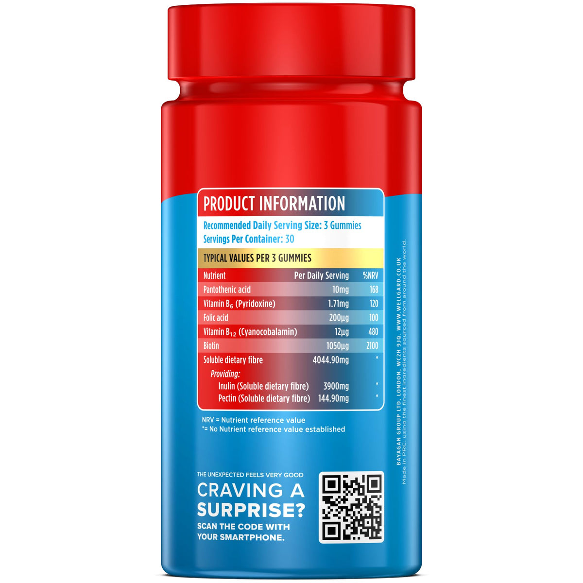 Wellgard Kids Calcium & D3 Gummies - 2 Month Supply - Vegan Chewable Calcium and Vitamin D3 Gummies, Mixed Berry Flavour
