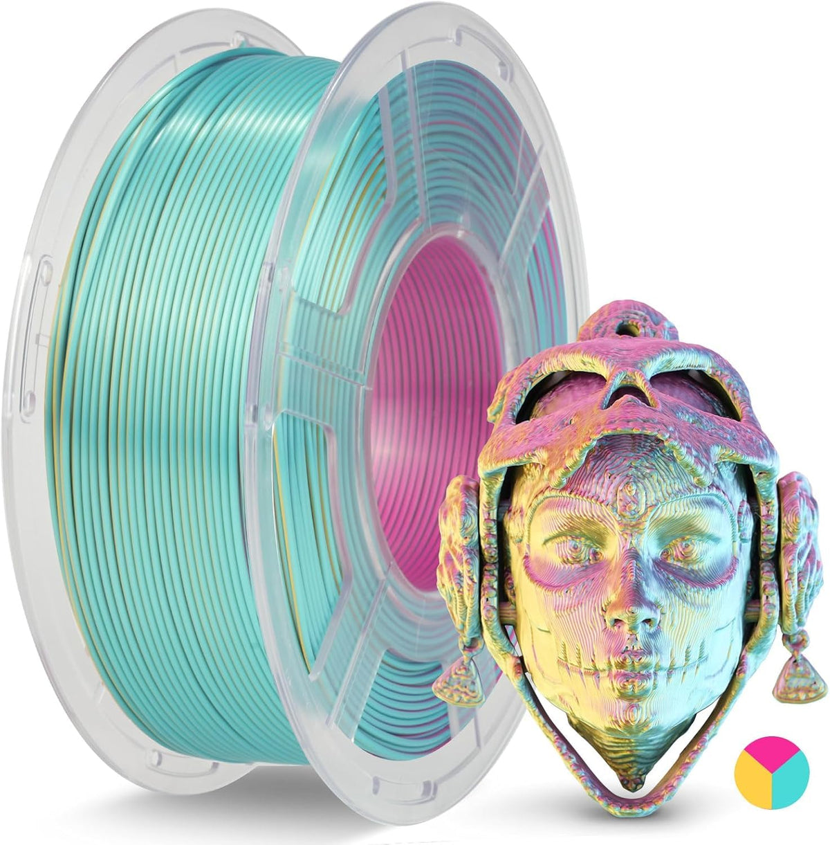 JAYO PLA+ 3D Printing Filament 1.75 mm, 1.1KG (2.4lbs) Spool Black