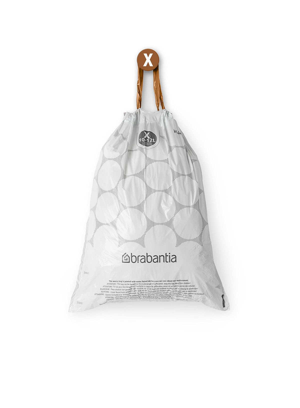 Brabantia Heavy Duty Perfect Fit Bin Liners (5 Packs of 20) 10-12 Litre