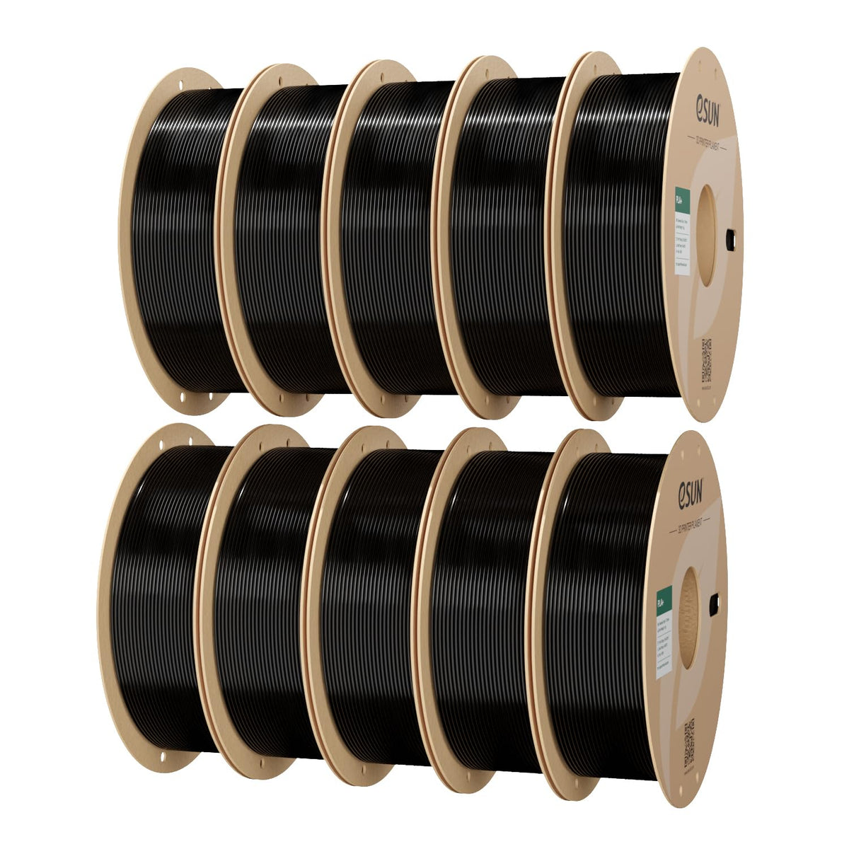 eSUN PLA+ 3D Printing Filament 1KG(2.2lbs), Enhanced Toughness, Cold White