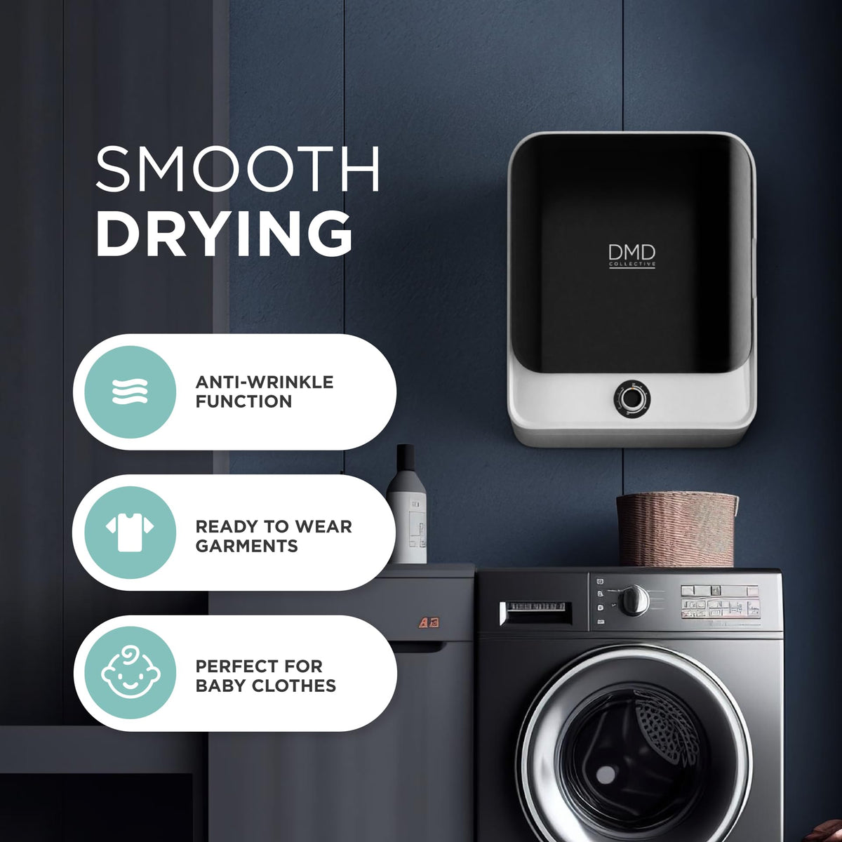 DMD Collective - 3kg Tumble Dryer, Vented Tumble Dryers, Dryer Machine
