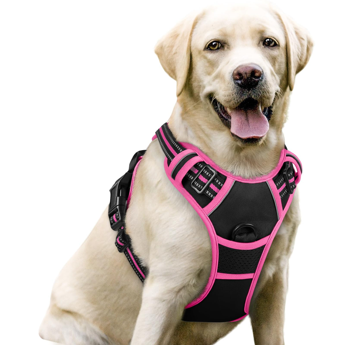 rabbitgoo Dog Harness Large Dog, No Pull Vest with Front Clip & Handle