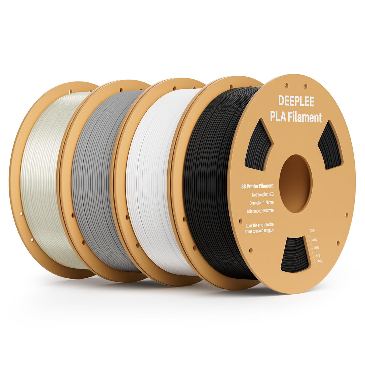 DEEPLEE PLA Filament 1.75mm White 1kg