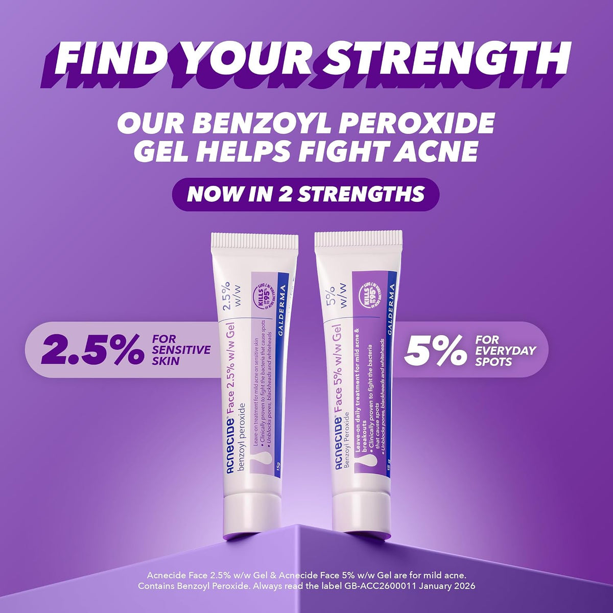 Acnecide Face Gel 5% Benzoyl Peroxide 15g