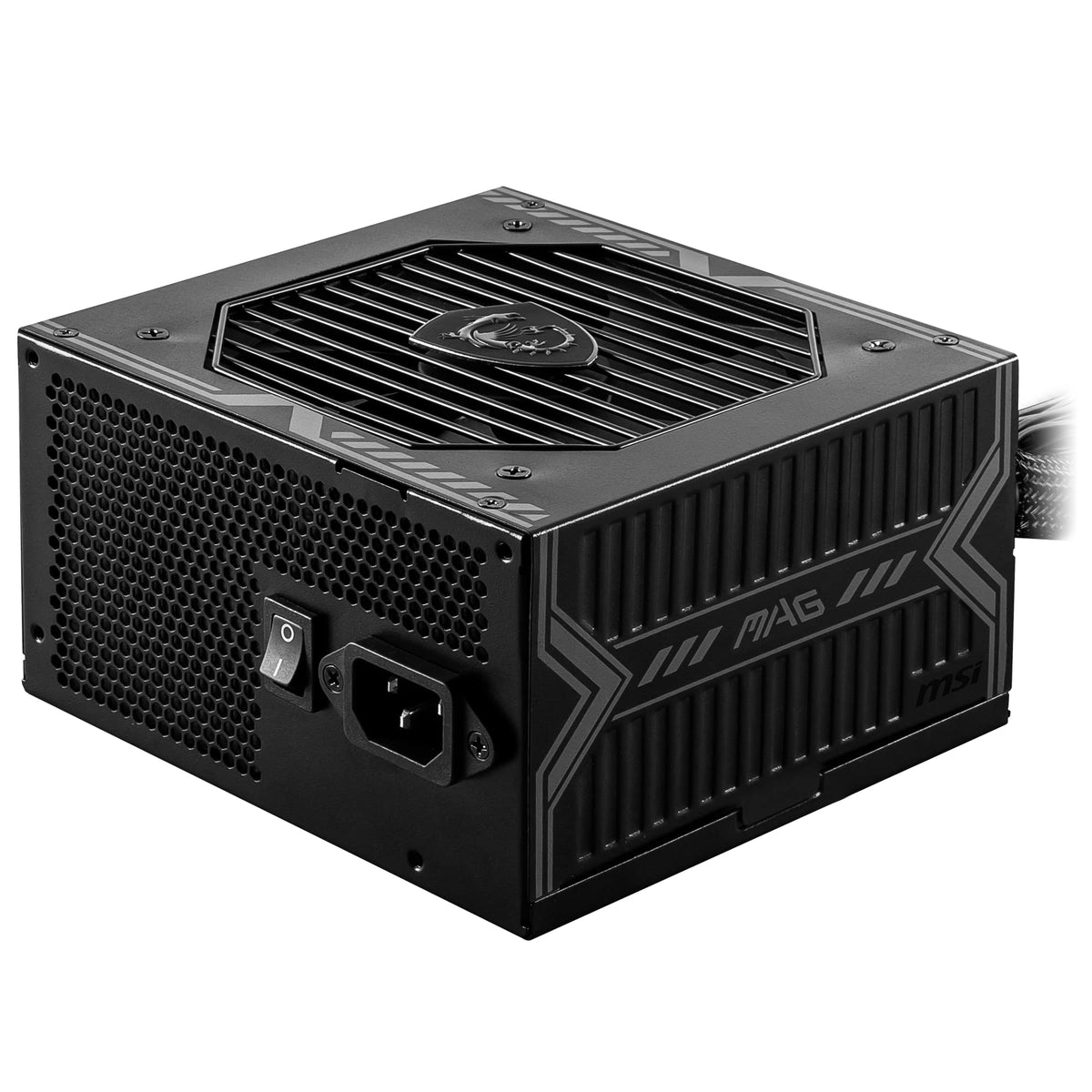 MSI MAG A750GL PCIE5 Power Supply Unit, 750W, 80 Plus Gold, Fully Modular, ATX 3.0, PCIe 5.0 GPU Support, 120mm FDB Fan, Full-Bridge LLC, Flat Black Cables - 7 Year Warranty
