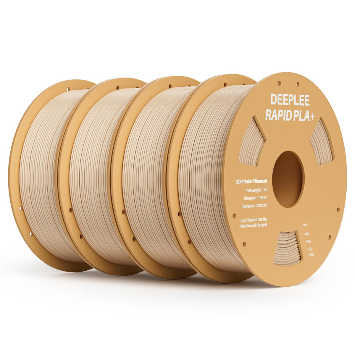 DEEPLEE Rapid PLA Plus Filament 1.75mm Orange 1kg