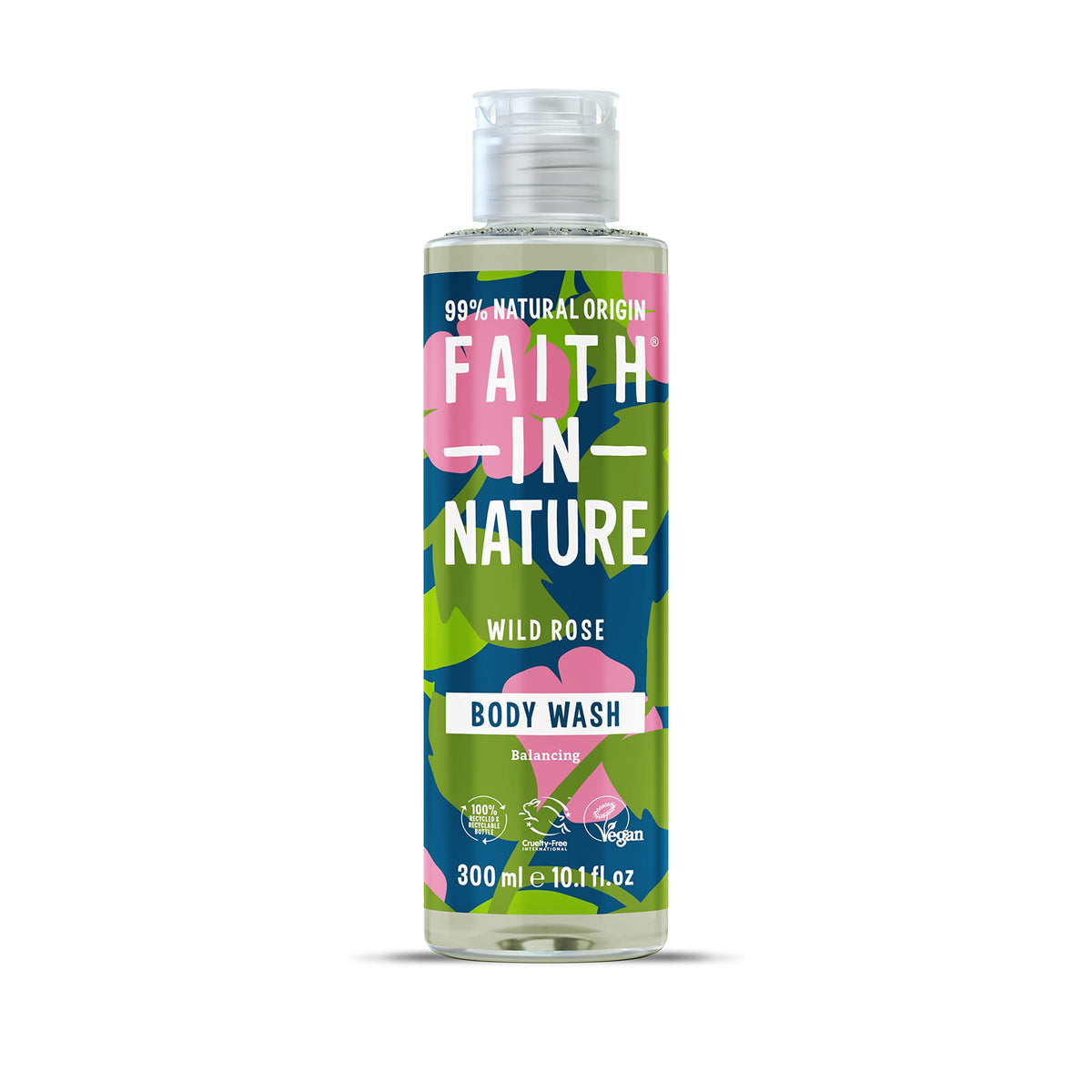 Faith In Nature Natural Fragrance Free Body Wash, Sensitive, Vegan and Cruelty Free, No SLS or Parabens, 400 ml