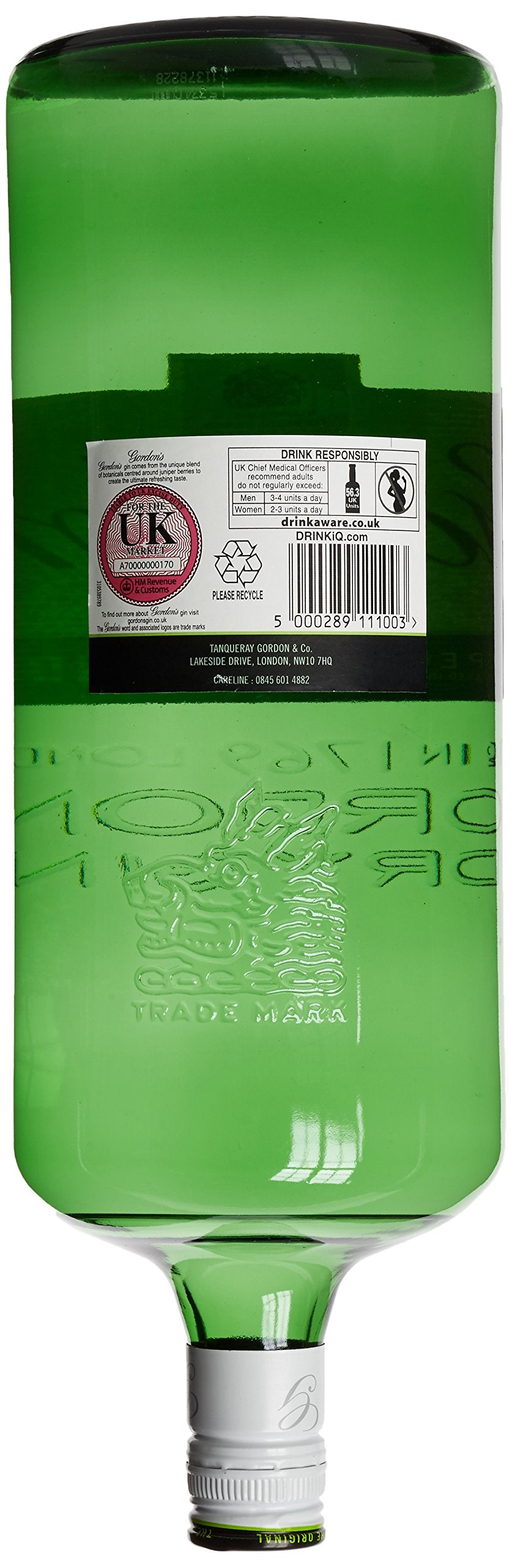 Gordon's Tropical Passionfruit Distilled Gin | 37.5% vol | 70cl | Tropical Passionfruit Flavours with Juniper Notes & Gin Botanicals | Enjoy in a Glass with Tonic