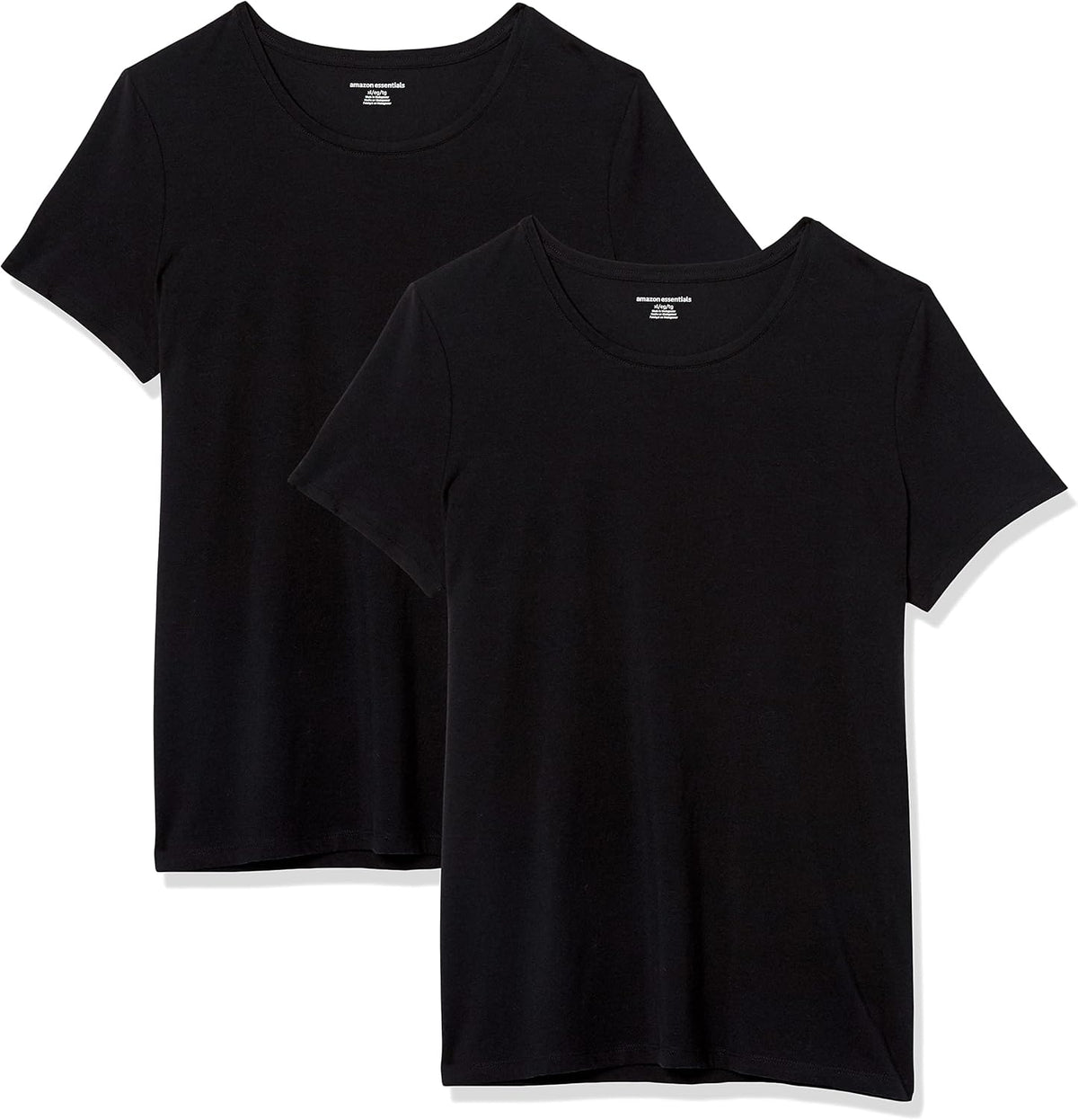 Amazon Essentials Women's Regular-Fit Short-Sleeve Crewneck T-Shirt, Multipacks