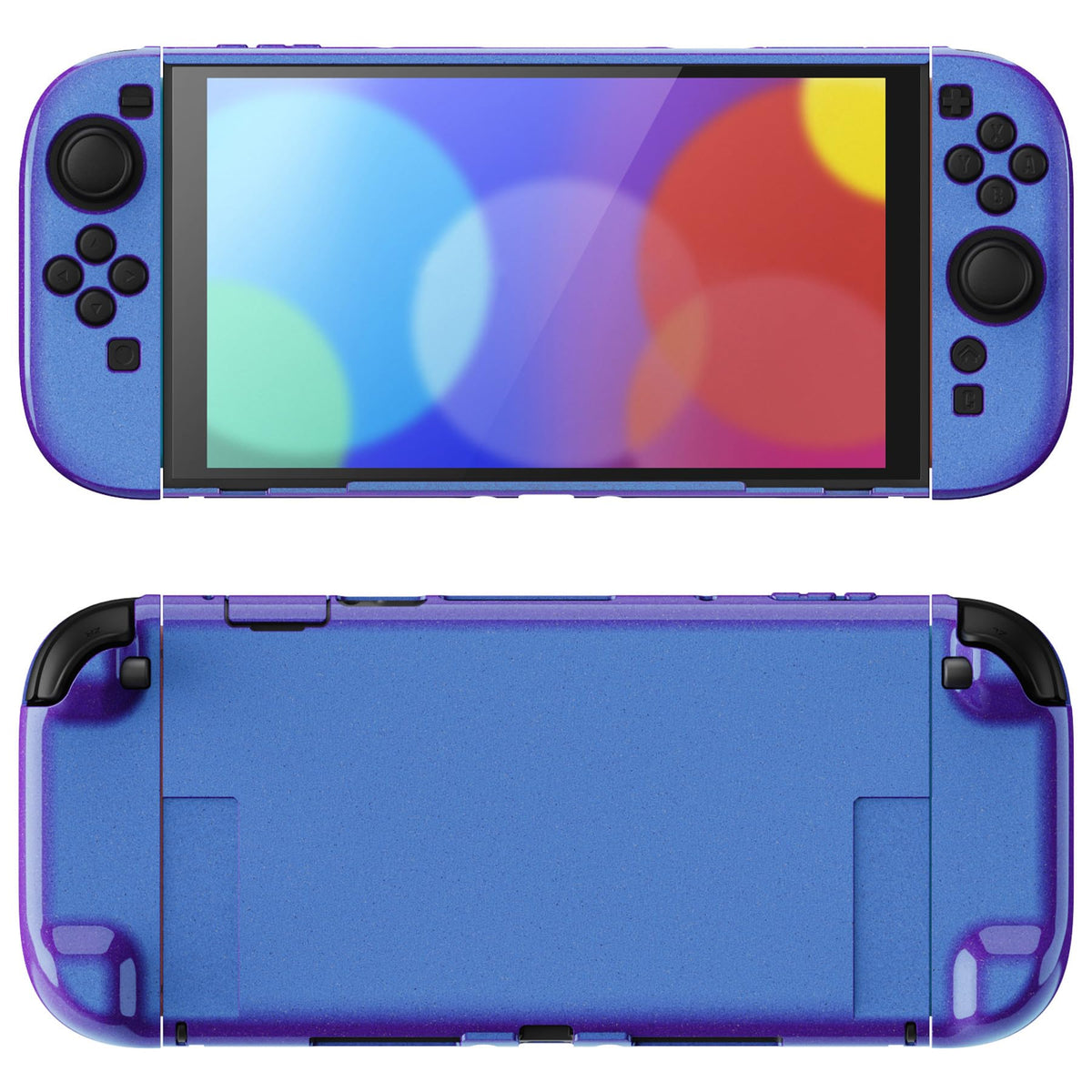 PlayVital Solid Color Series Protective Case for Nintendo Switch 2, Anti-Scratches Hard Shell Dockable Grip Cover with Extra Foldable Stand & Thumb Grips for Nintendo Switch 2 - Cherry Blossoms Pink