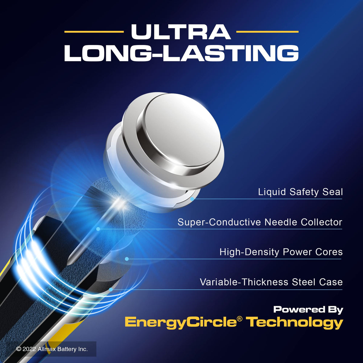 Allmax C (LR14) Maximum Power Alkaline Batteries (12 Count) – 1.5V