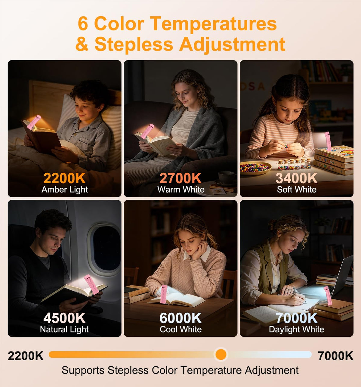 Gritin 2026 Gen 2 Rechargeable Book Light,2-in-1 Reading Light & Torch