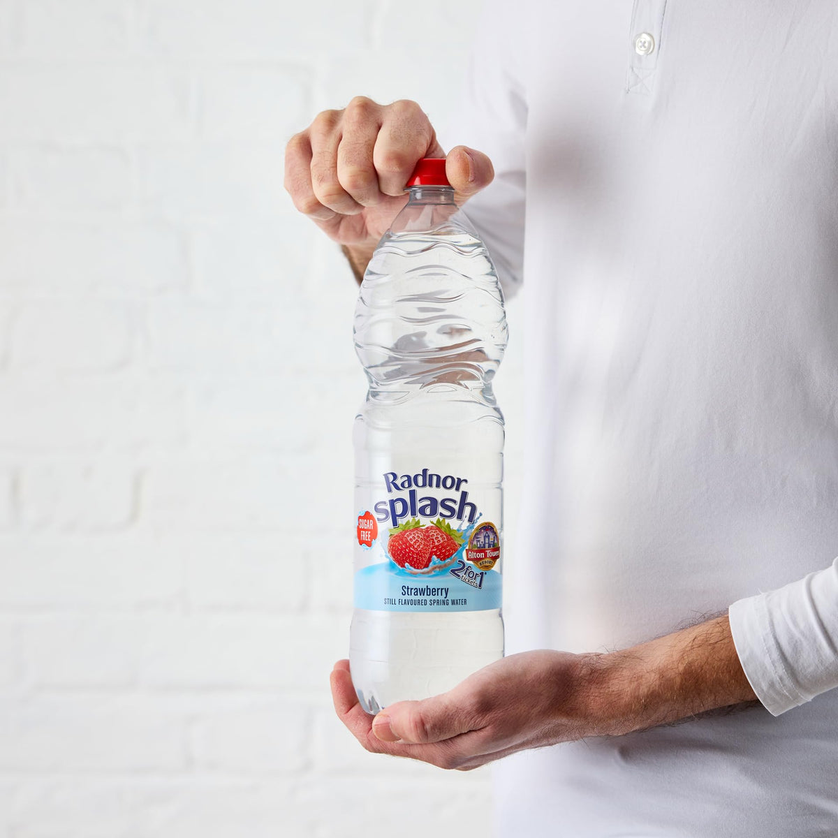 Radnor Splash Flavoured Water Sugar Free 500ml - Pack of 24 (Strawberry)