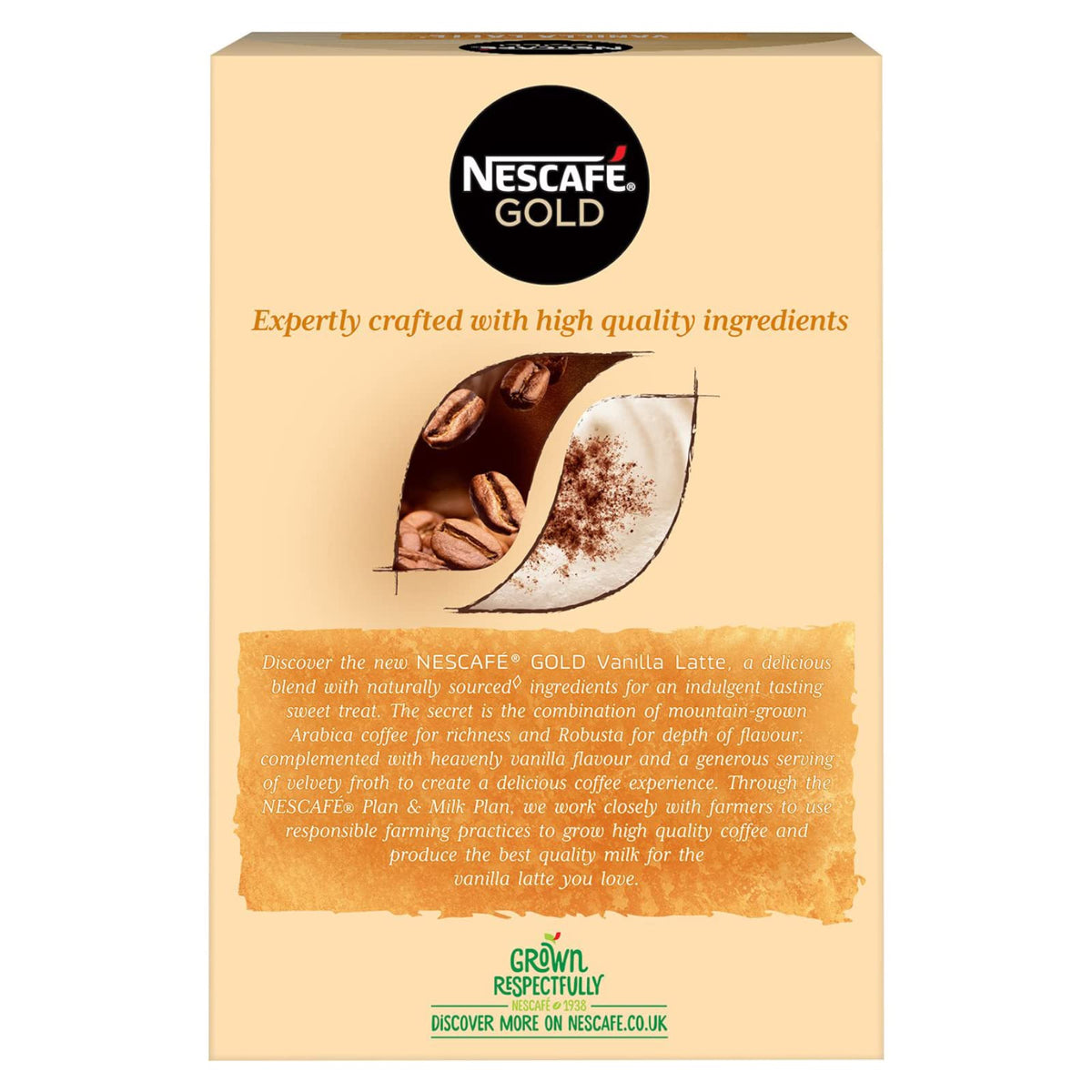 NESCAFÉ Latte Instant Coffee Sachets - 72 x 18g