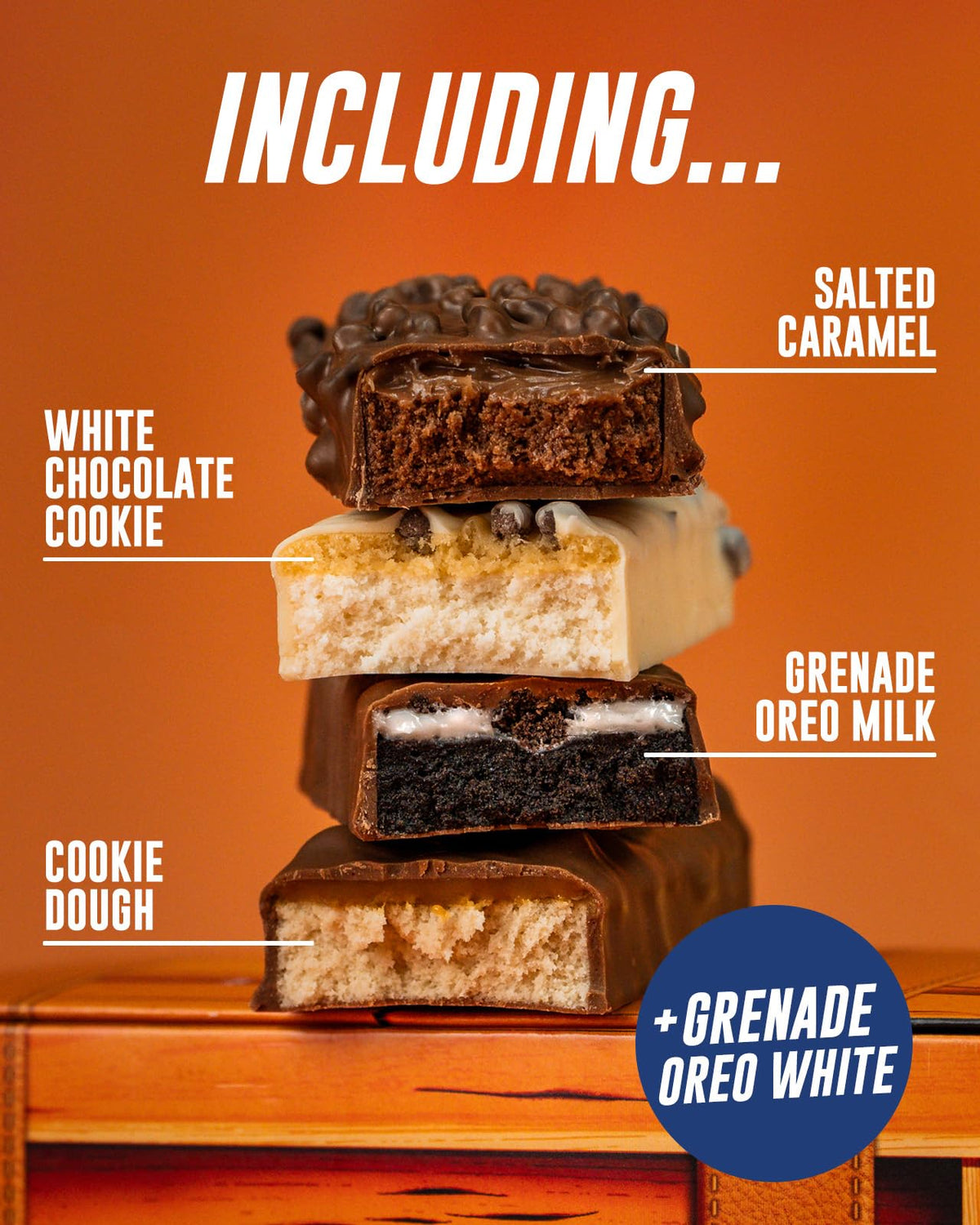Grenade Chocolate Chip Salted Caramel Protein Bars, 12 x 60 g
