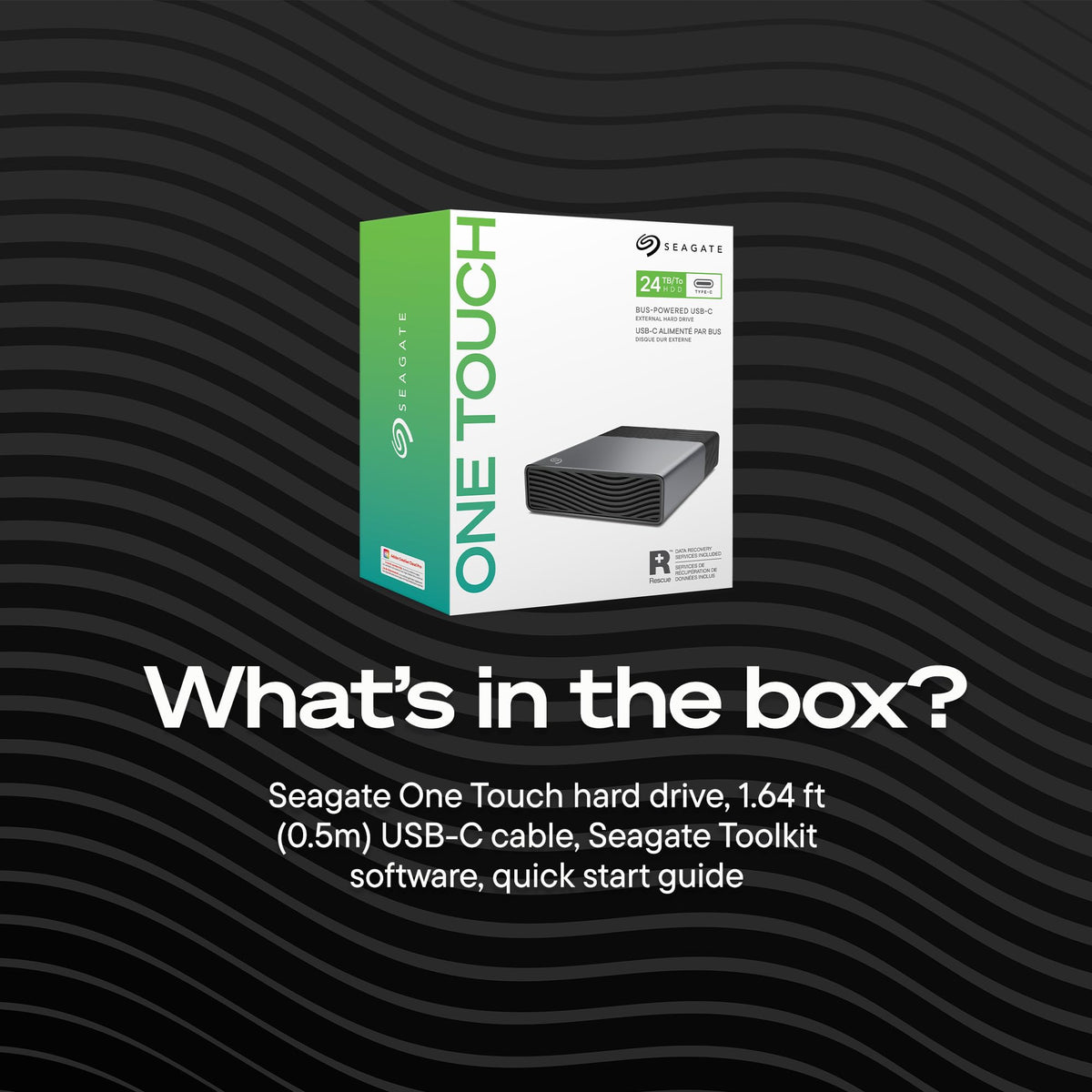 Seagate 2TB Portable Hard Drive | USB 3.0 (STGX2000400)