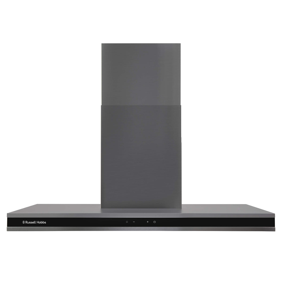 Russell Hobbs 90cm T-Shaped Cooker Hood in Stainless Steel with 3 Speed Settings, 3x Washable Aluminium Filters, Extraction or Recirculation, Boost Function, LED Lights A++ Energy Rating, RHGCH903SS
