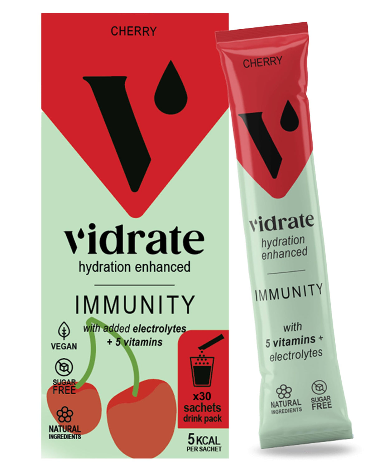 Vidrate Electrolytes Powder, Mixed Berry Variety Pack, 30 Sachets
