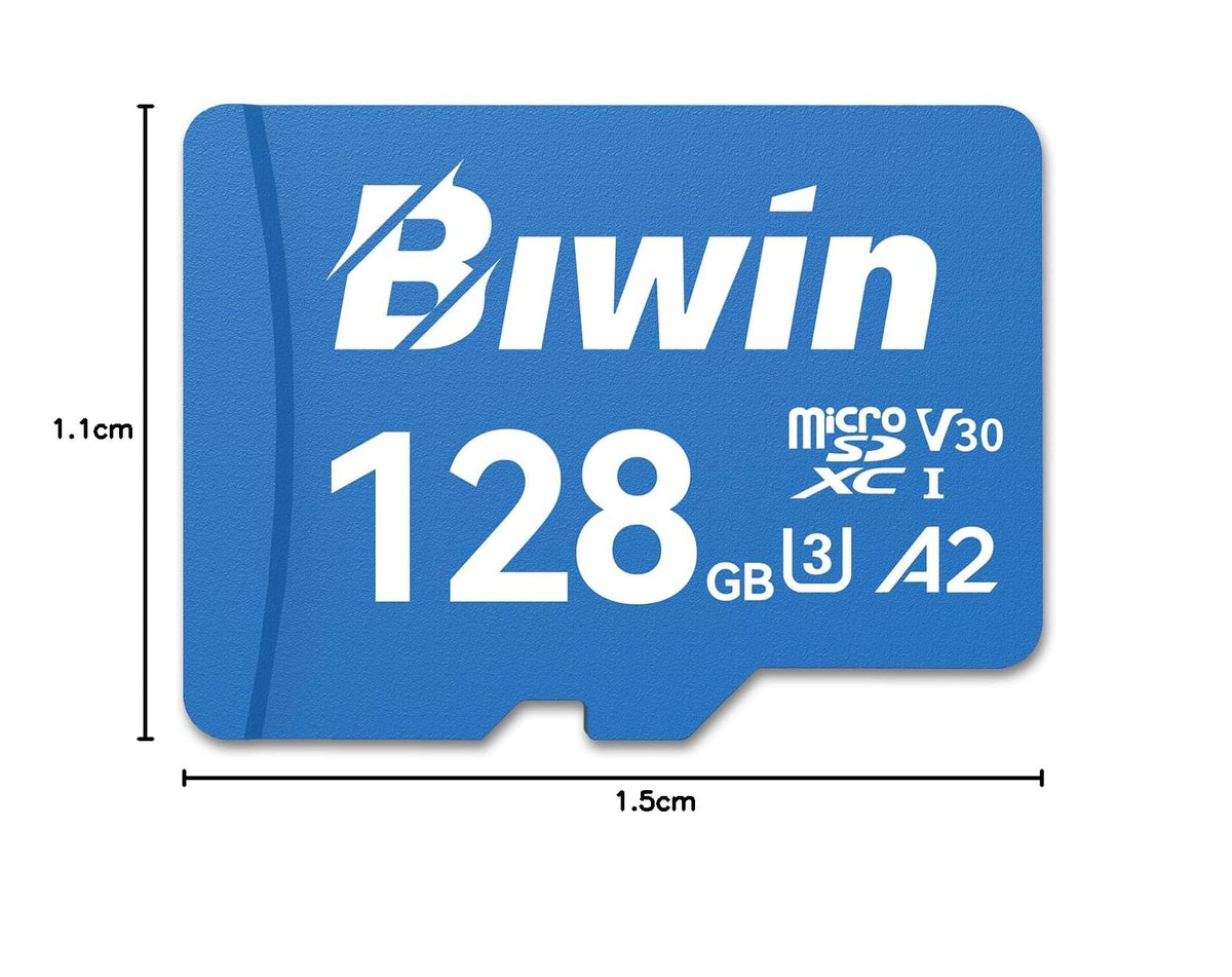 Biwin MS100 Micro SDXC Card 32GB, MicroSD UHS-I Memory Card, A1, V10, U1 Class 10, Up to 100 MB/s Read Speeds for Smartphones, Tablets, Home Security Camera and Dash Cams