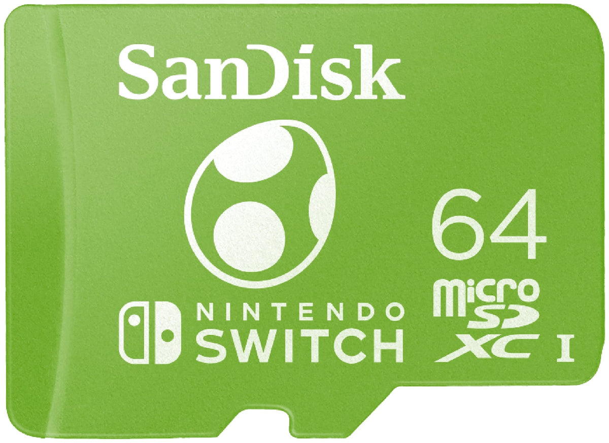 SANDISK microSD Card 128GB, Super Mario Super Mushroom Edition