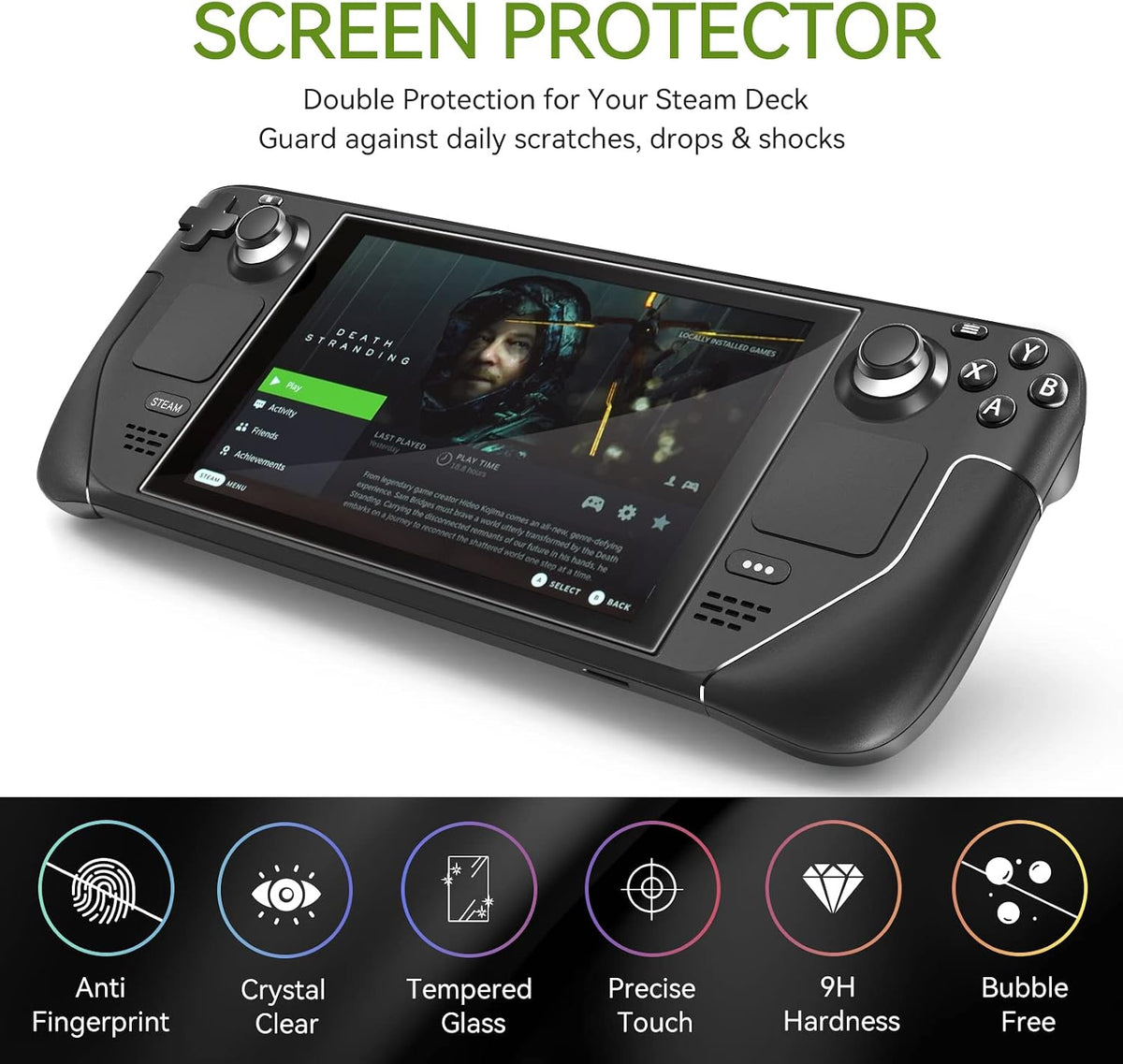 ivoler [4-Pack for Switch 2 Screen Protector with Alignment Frame Tool, 30-second installation- Bubble-Free Application - 9H Hardness -Tempered Glass Protection Film for Nintendo Switch 2 Model 2025