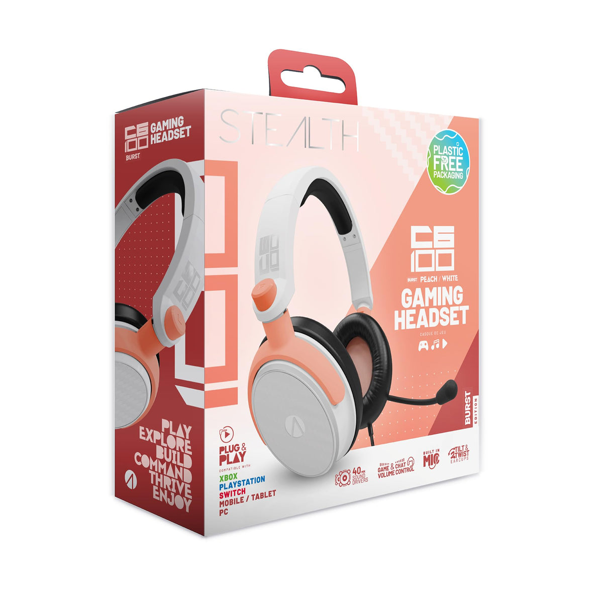 STEALTH C6-100 Gaming Headset Range (Green)