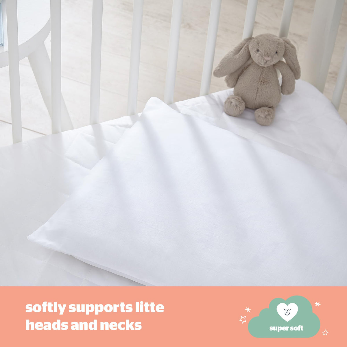 Silentnight Safe Nights Cot Bed Duvet 4 Tog – Anti Allergy Lightweight Soft Snug Nursery Quilt for Children, Kids, Toddlers – Hypoallergenic and Machine Washable – 150x120cm