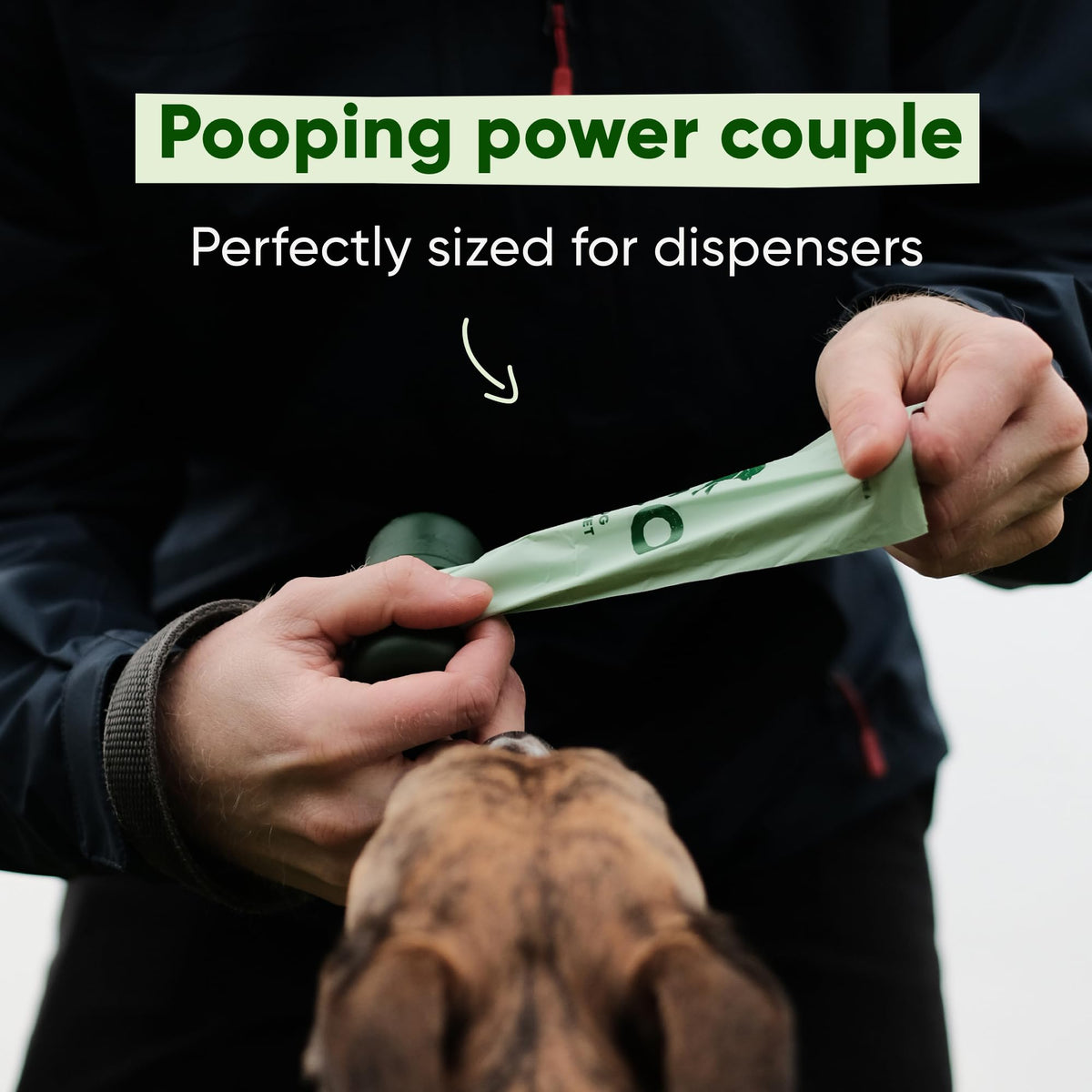 Beco Dog Poo Bags, 94% Recycled Plastic, Unscented Refill Rolls, 270 Bags