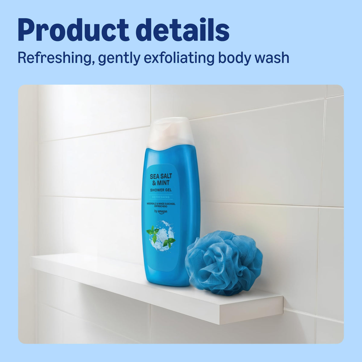 by Amazon Vanilla & Coconut Shower Gel, 2 x 500ml