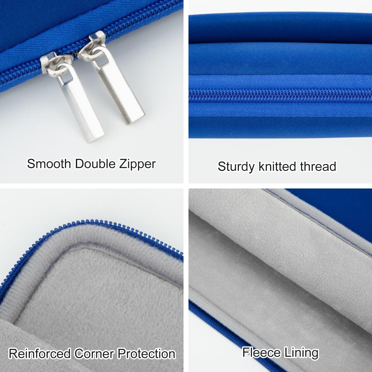 Laptop Case Compatible with 15 to 16 Inch MacBook HP Acer Asus Notebook with Zip Accessory Bag Padded Laptop Sleeve Case Protective for 15 to 16 Inch Laptop