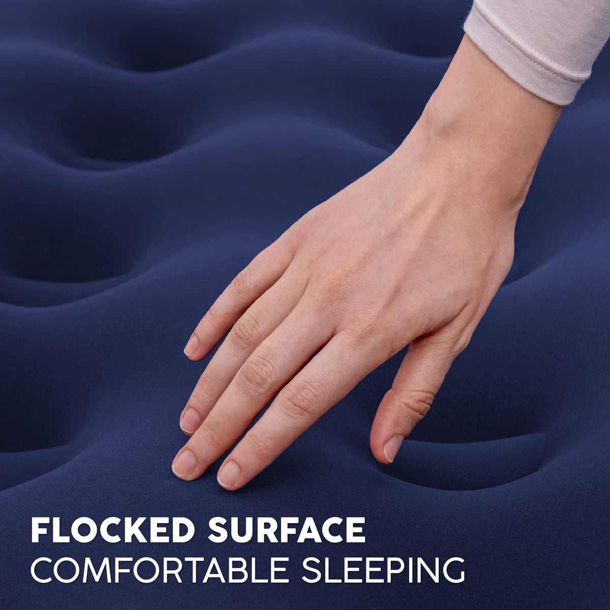 Bestway Single Flocked Airbed for Camping