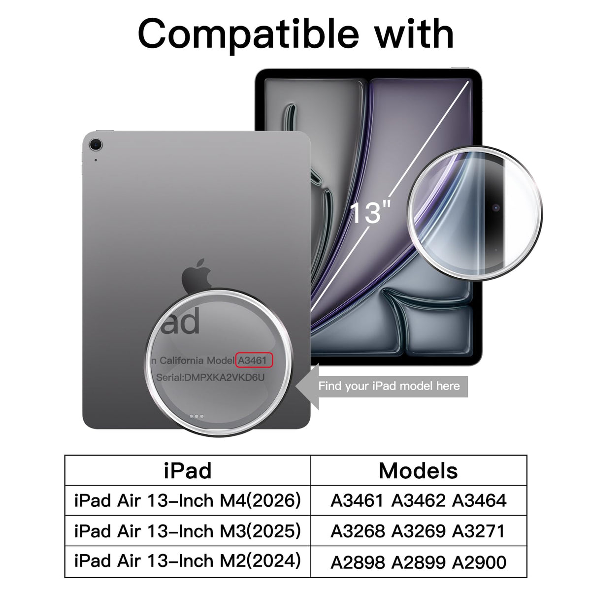 JETech Screen Protector for iPad (A16) 11th/10th Gen, 2-Pack