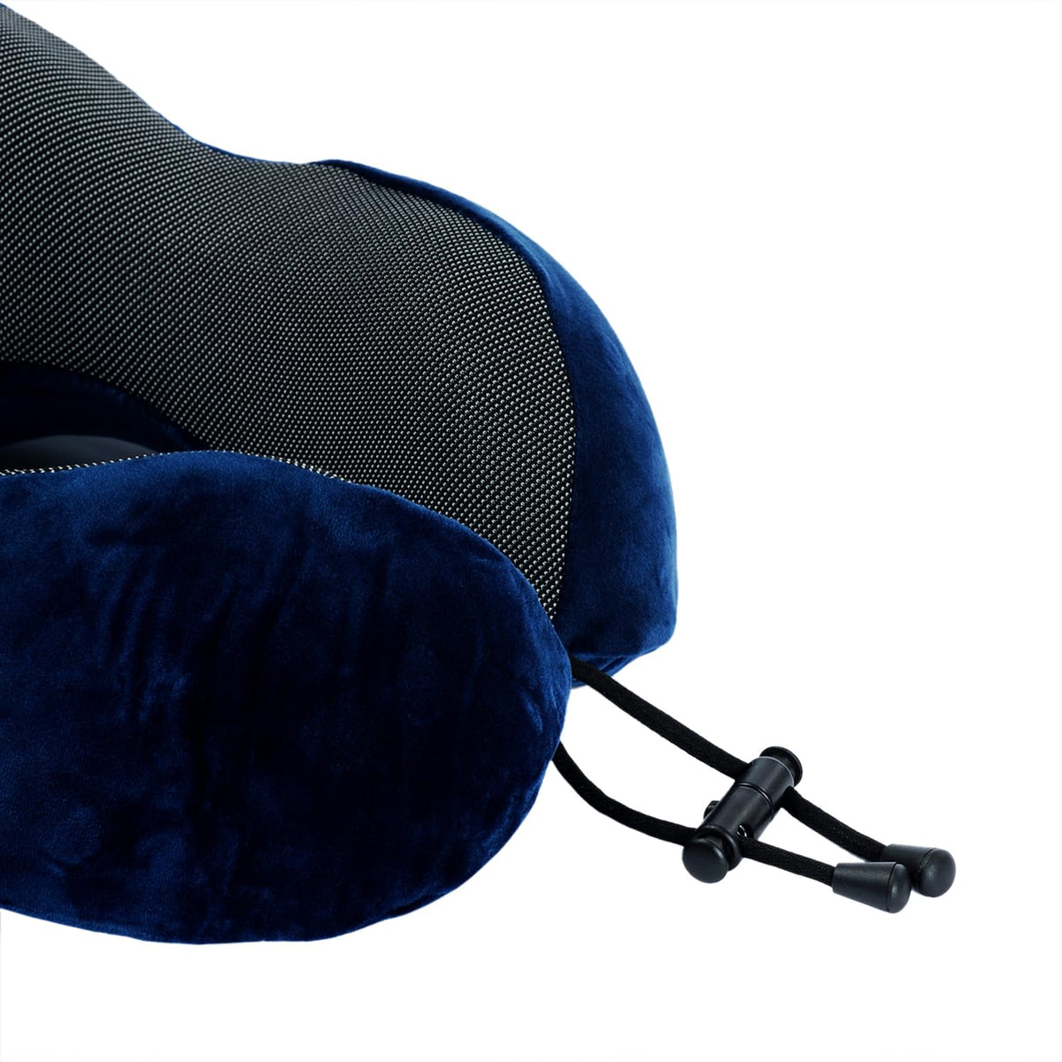 Memory Foam Travel Pillow, Neck Pillow with 360-Degree Head Support, Comfortable and Lightweight, Ideal for Sleeping on Airplane, Car, Train, Bus and Home Use, Comes with Storage Bag (Grey)