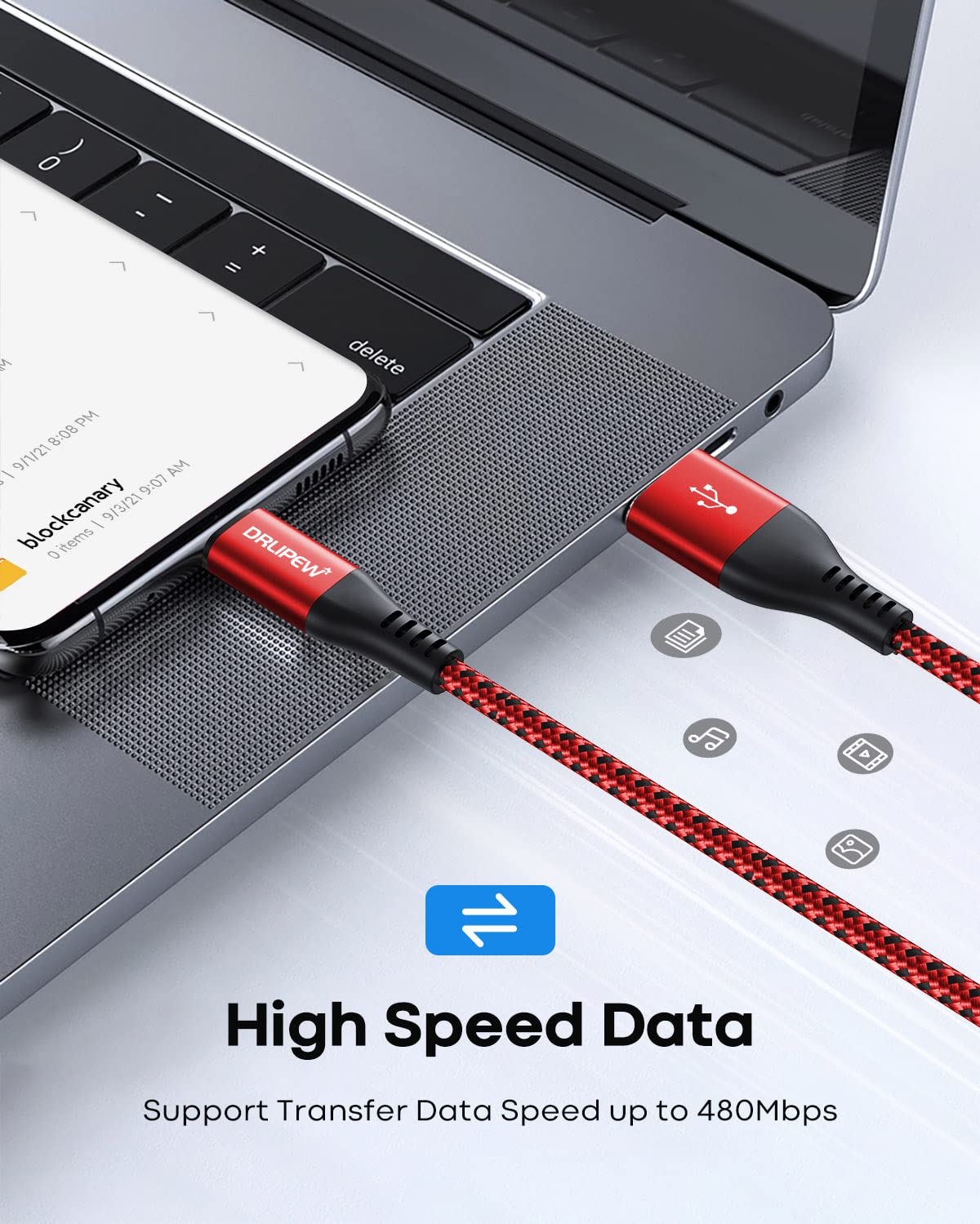 USB C Charger Cable 3Pack 3M/10FT,USB Type C Fast Charging Cable Braided