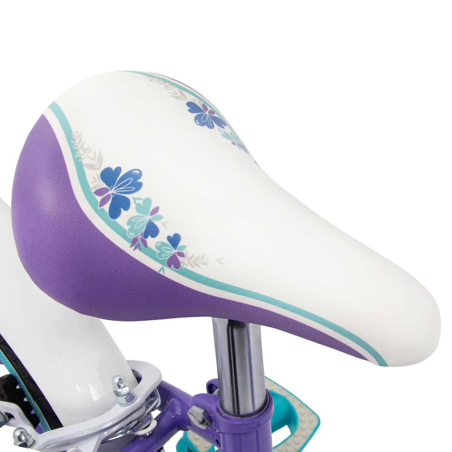 Huffy Girly Girl 20" Girls Cruiser Bike with Basket, Bell & Mudguards — White | Ages 5-9