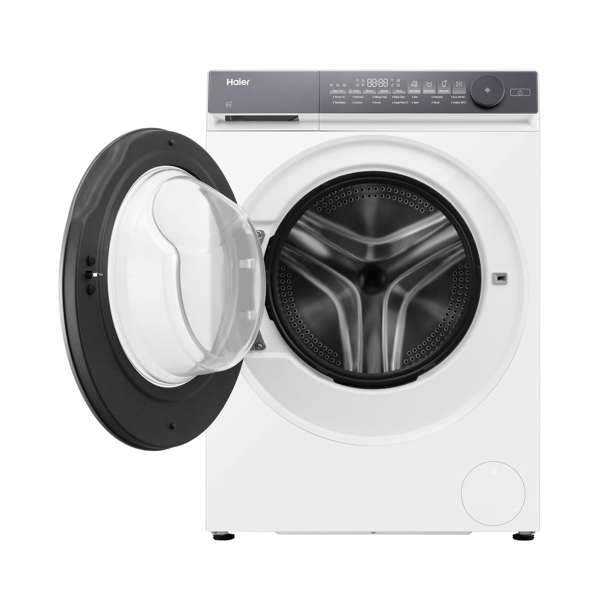Haier X Series 5 Washing Machine, 13kg, Graphite & Black, A-20%, 1400 RPM