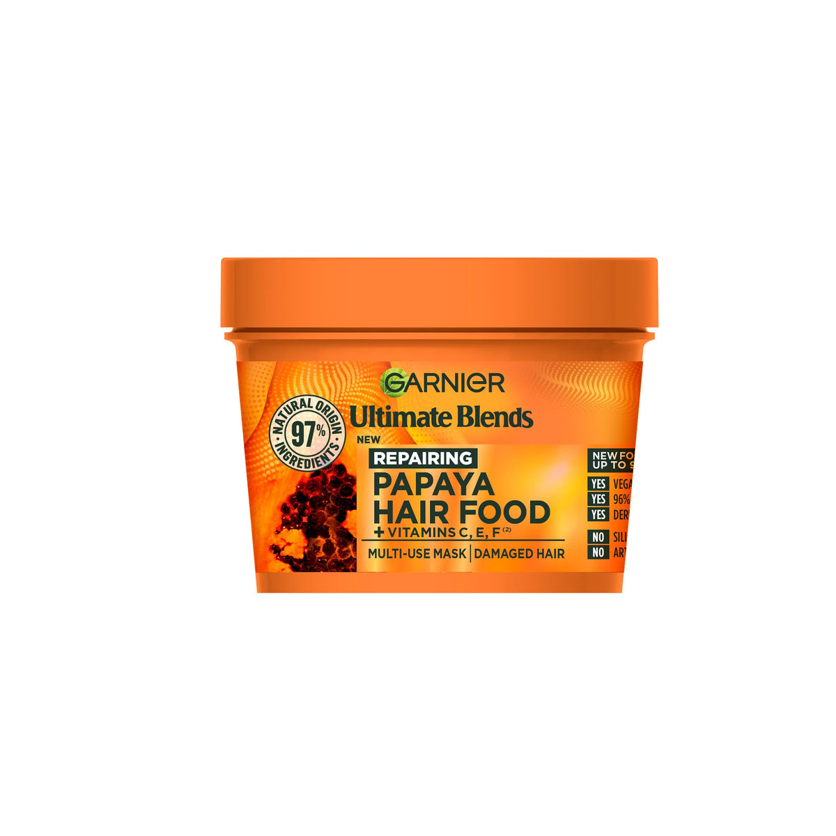 Garnier Hair Food Multi-use, 3-in-1 Hair Treatment Mask, Banana, 400ml