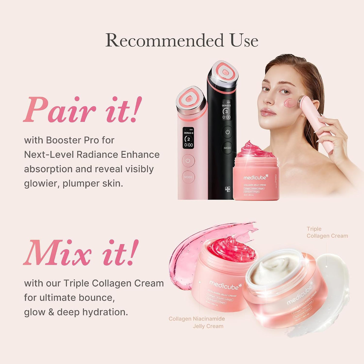medicube Jelly Cream with Collagen & Niacinamide, 1.69 fl.oz