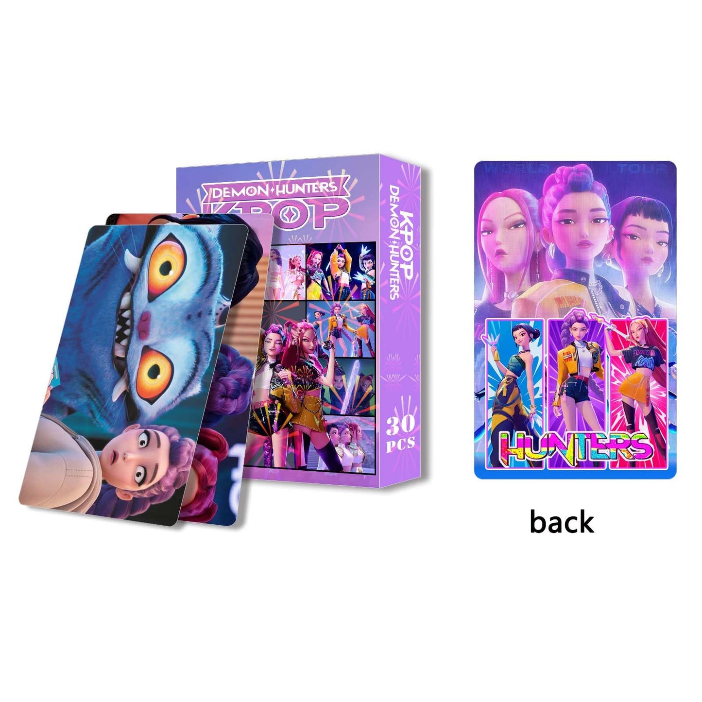 Sanmatic K-Pop Demon LOMO Cards Classic Card Set for Kids Playing for Party Favors and Gift