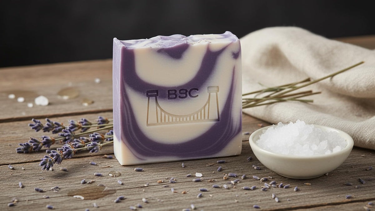 Handmade Coconut and Shea Butter Artisan Soap, Orange