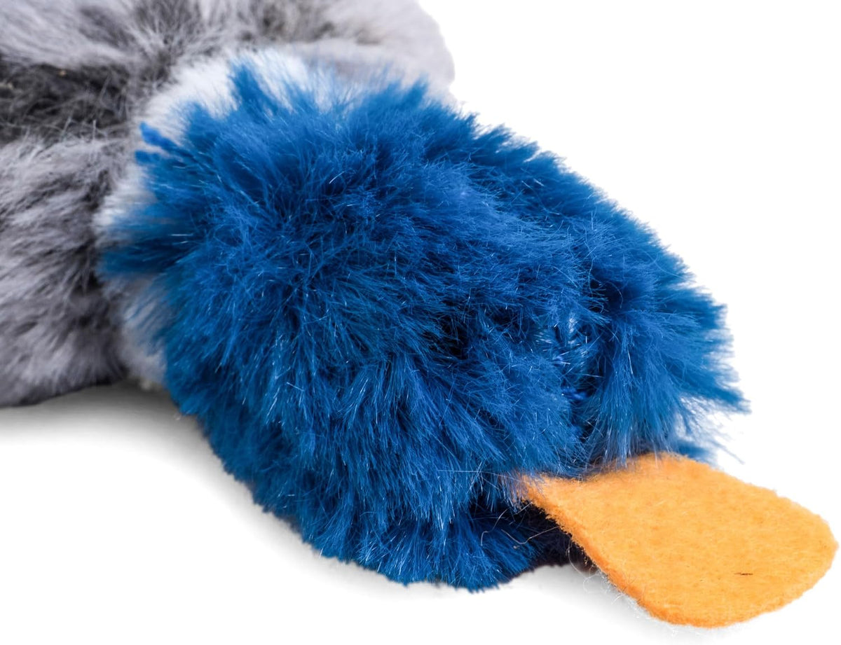 Petface Catkins Dudley Duck Plush Cat Toy, Filled with Catnip (Pack of 1)