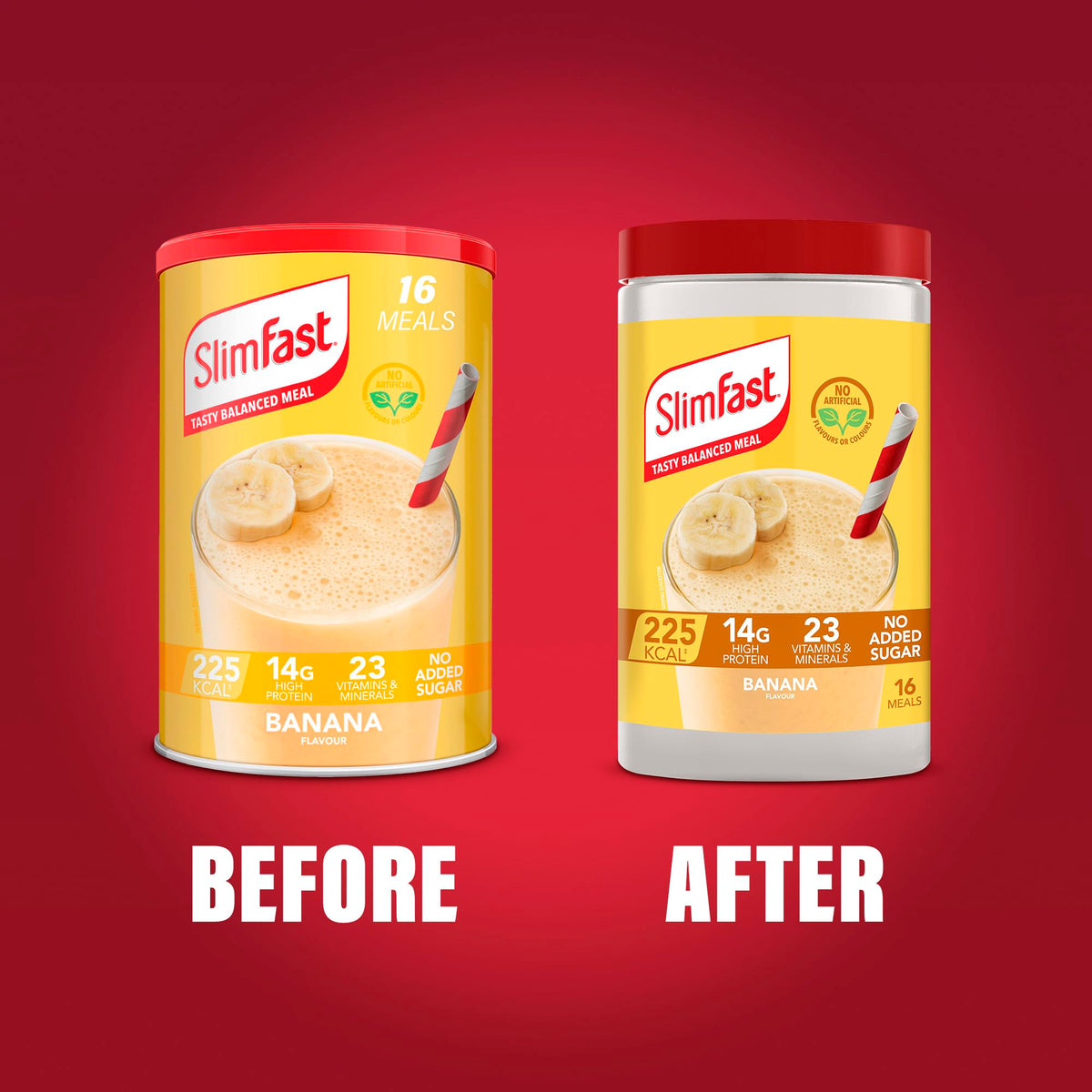 SlimFast • Meal Replacement Powder • Caramelised Biscuit Flavour • 584g