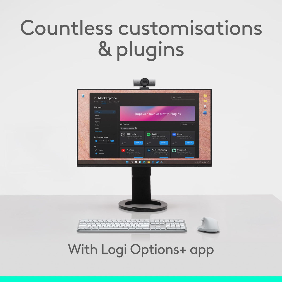 Logitech MX Master 4, Ergonomic Wireless Mouse