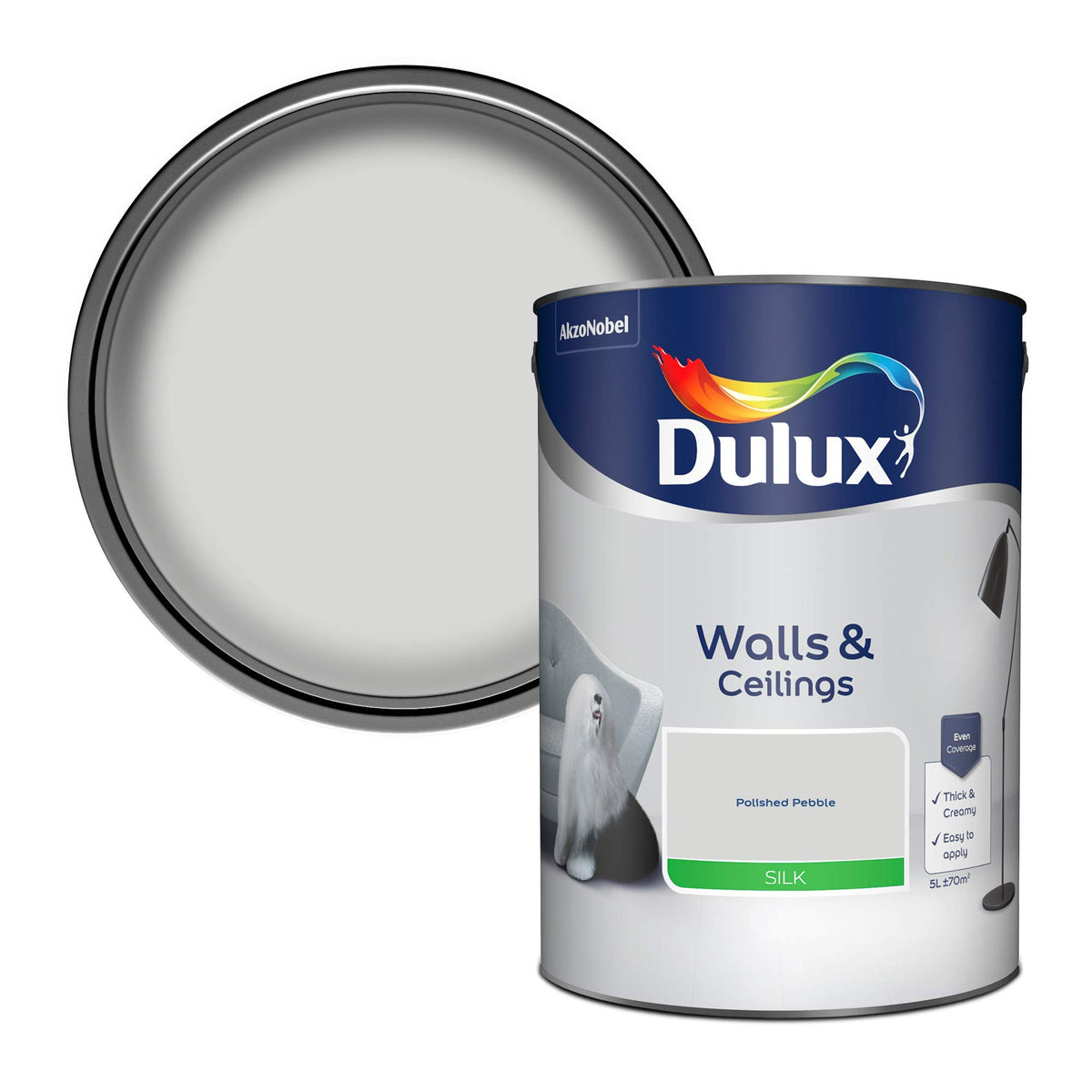Dulux Tester Paint, White Mist, 30 ml (Pack of 1)