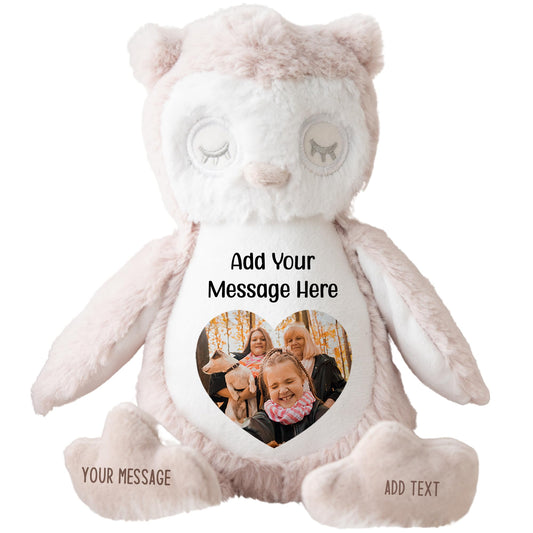 Personalised Photo Teddy Bear – Add Photo on Front & Text on Feet | 28 Styles | Custom Keepsake Gift for Baby, Sympathy, Birthday & More (Brown Teddy Bear)