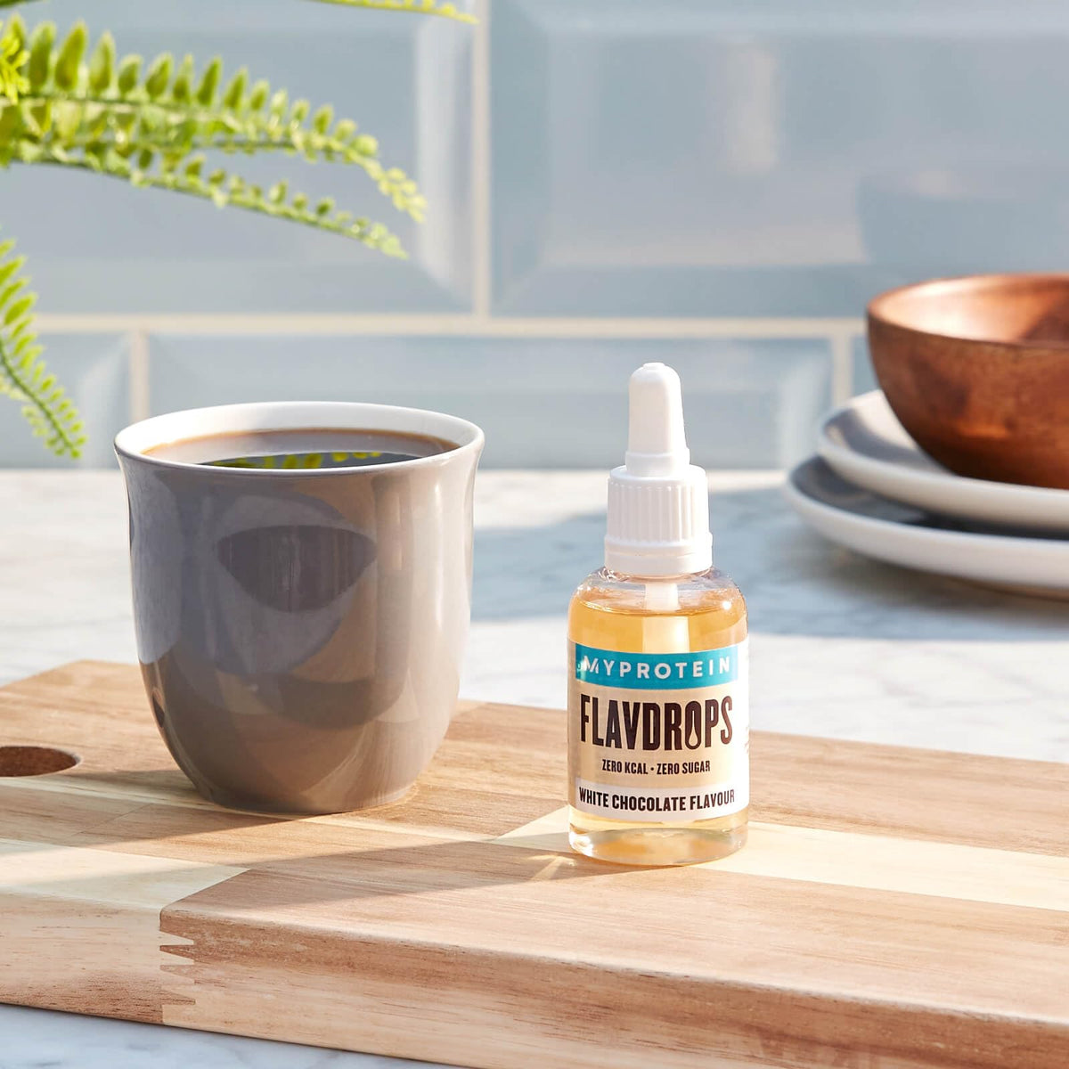Myprotein FlavDrops Liquid Sweetener | Natural Flavour Enhancer for Protein, Oats, Coffee & More | Sugar-Free & Easy to Mix | Vanilla 50 ml