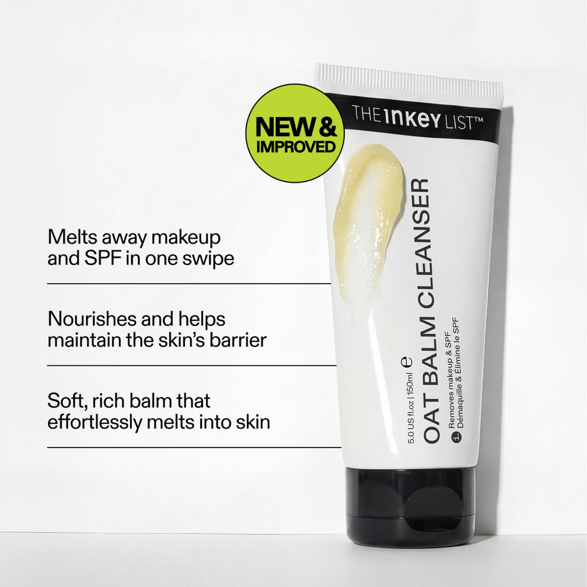 The INKEY List Oat Cleansing Balm 150ml - New & Improved Formula