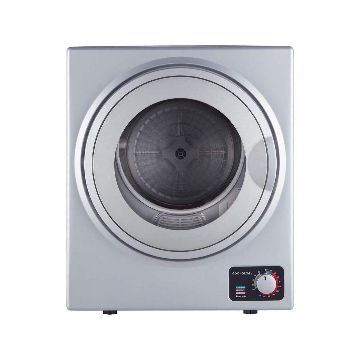 Cookology 2.5kg Mini Vented Tumble Dryer - Tabletop Design - Black