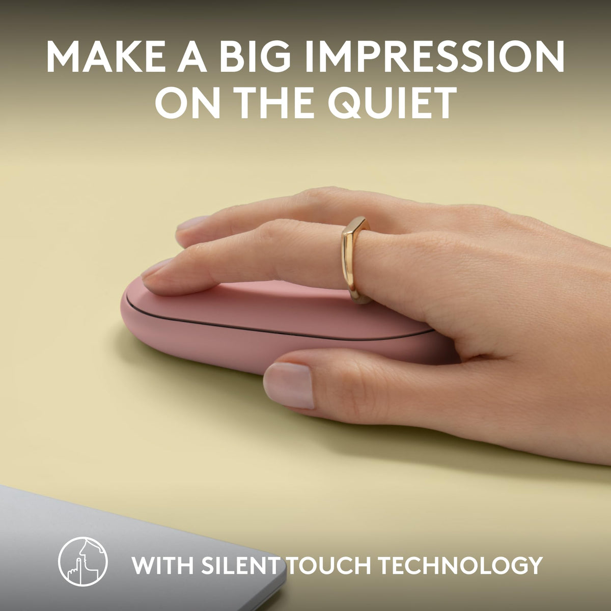 Logitech Pebble Mouse 2 M350s Slim Bluetooth Wireless Mouse