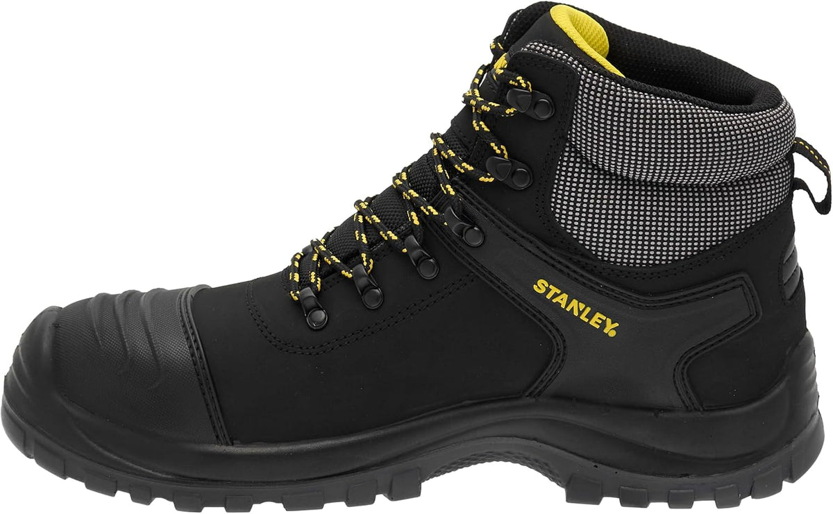 STANLEY Branxton Men's Leather, Steel Toe, Steel Midsole Plate, Waterproof, Safety Work Boot